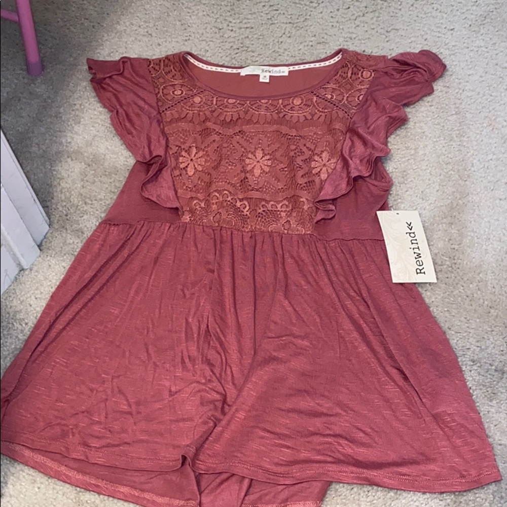 Brand New Rewind Lace Shirt